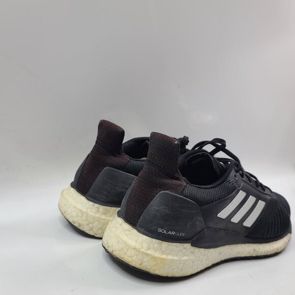 Adidas Men's Black Solar Glide BB7447 Lace Up Athletic Running Shoes Size 9 - Picture 4 of 7